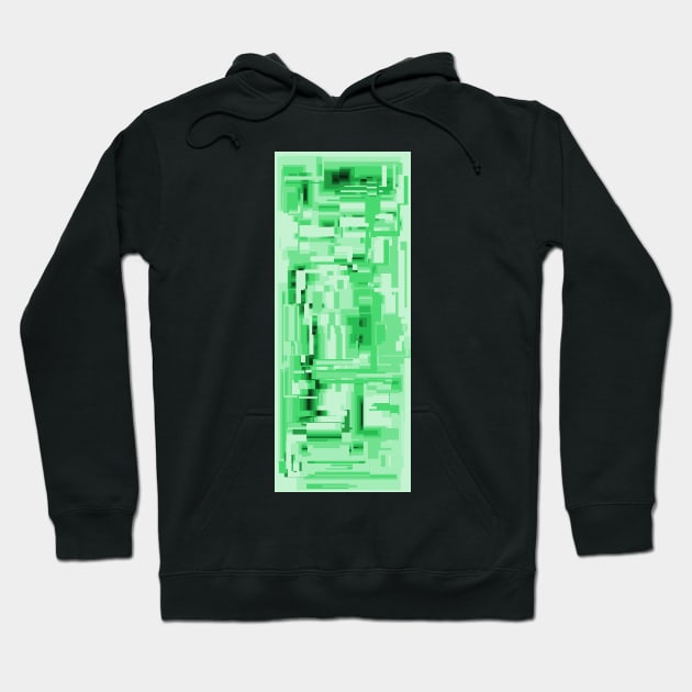 Shades of green Hoodie by M[ ]